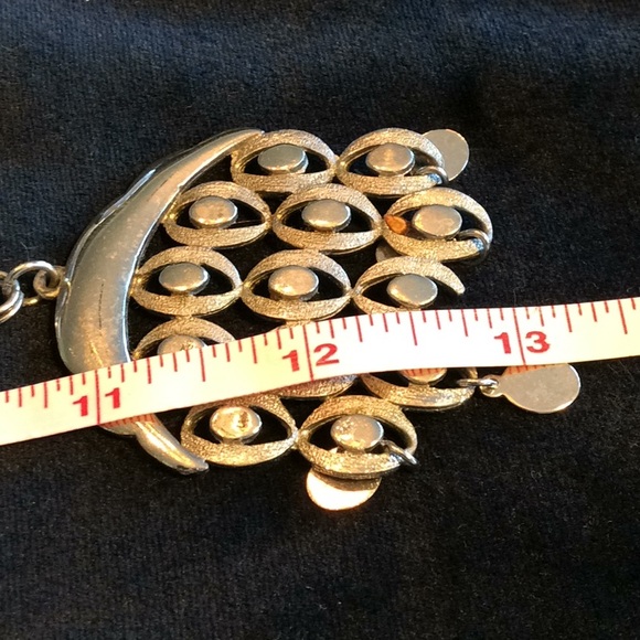 Vintage Silver Triple Chain Necklace - Picture 5 of 5